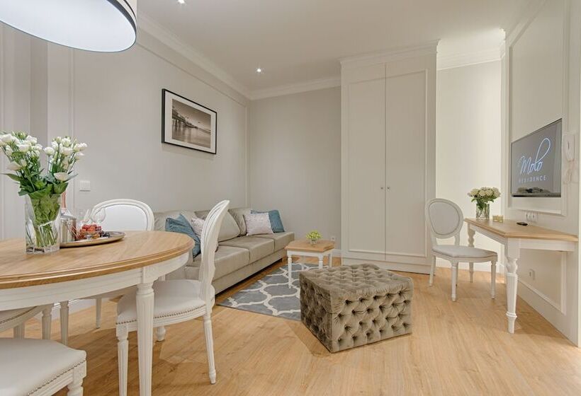 Апартаменты 1 Спальня с Балконом, Apartamenty Molo Residence