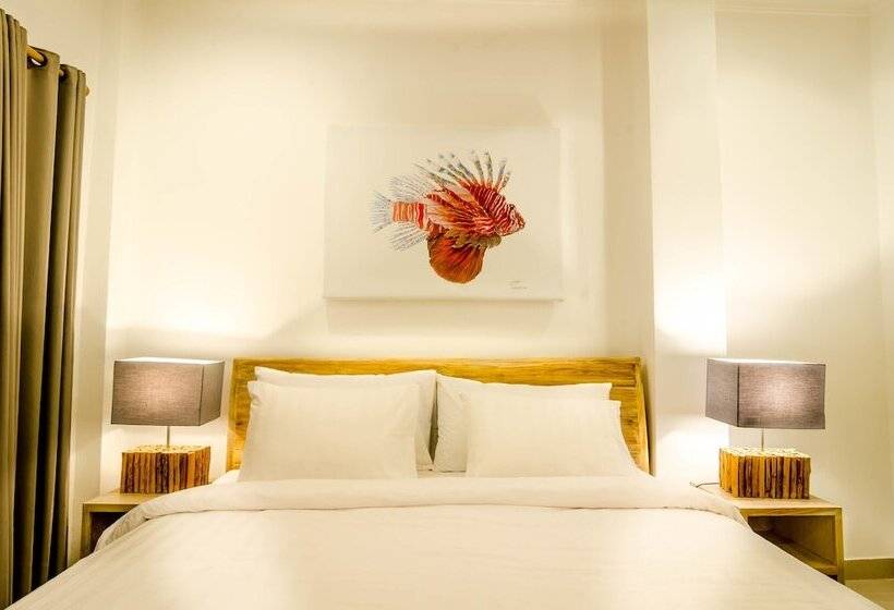 带露台的豪华间, Blue Marlin Dive Resort Trawangan