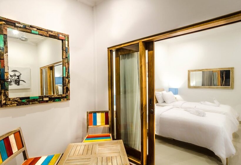 带露台的豪华间, Blue Marlin Dive Resort Trawangan