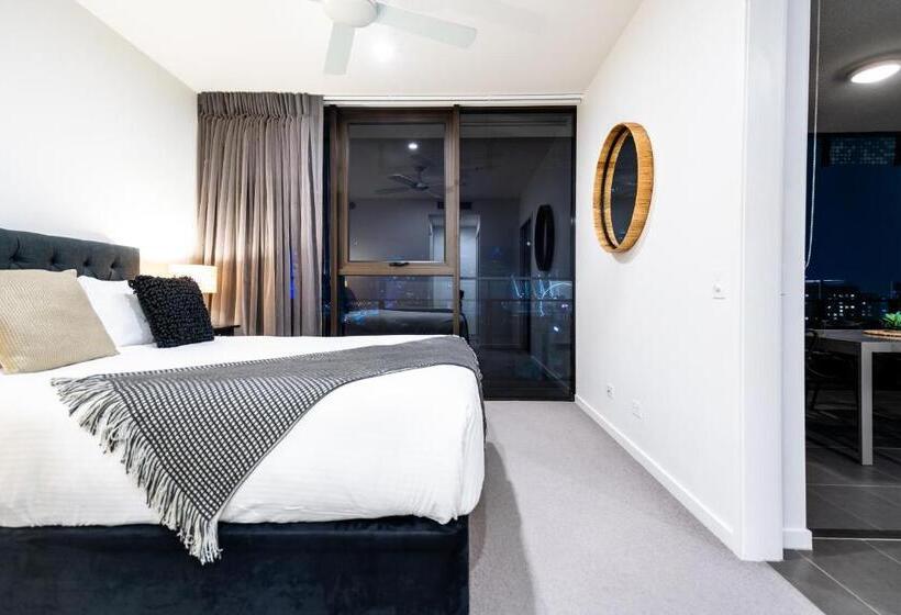 2 베드룸 이그제큐티브 아파트, Opera Apartments South Brisbane