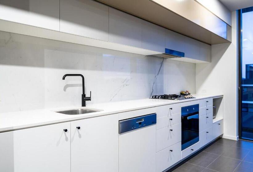 침실 1개 전망 아파트, Opera Apartments South Brisbane