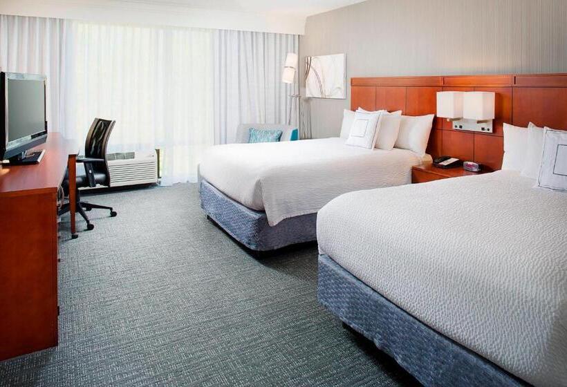 带2个双人床的标准工作室, Courtyard By Marriott Ann Arbor