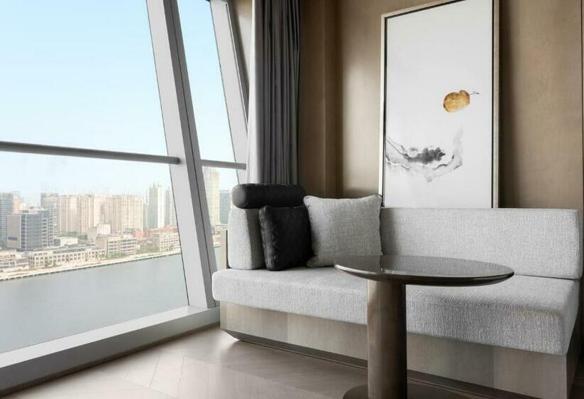스탠다드 룸 킹사이즈 침대, Jw Marriott Marquis Hotel Shanghai Pudong