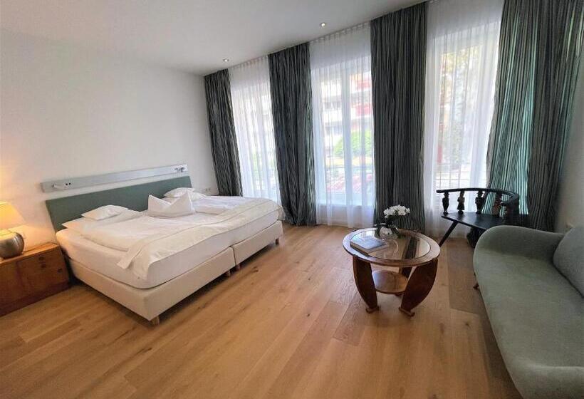 침실 1개 디럭스 아파트, Deluxe Apartments Christina 120 M² Im Design Hotel Vosteen