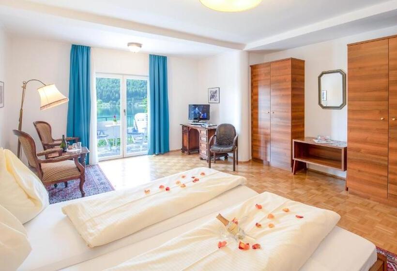 اتاق استاندارد با چشم‌انداز دریاچه, Aparthotel Klopeinersee