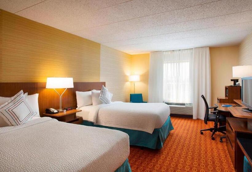 Standaardkamer met 2 Tweepersoonsbedden, Fairfield Inn & Suites Chicago Midway Airport