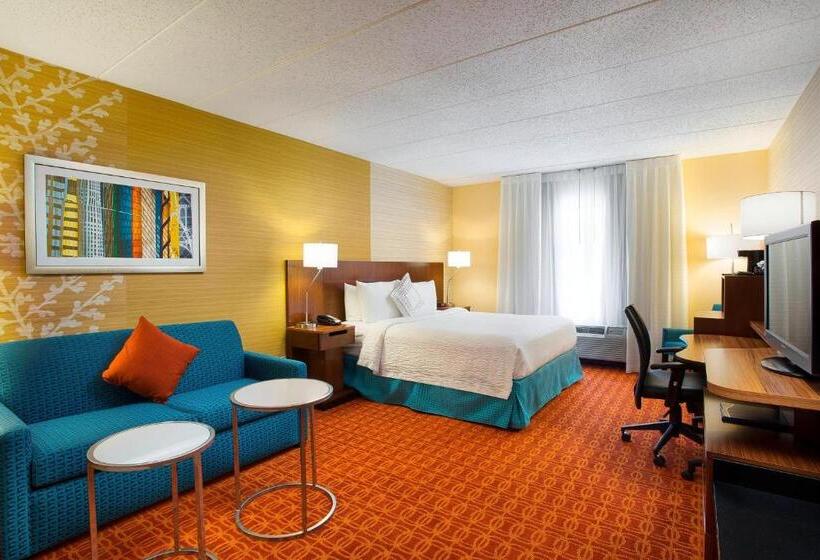Standaardkamer met Kingsize Bed, Fairfield Inn & Suites Chicago Midway Airport