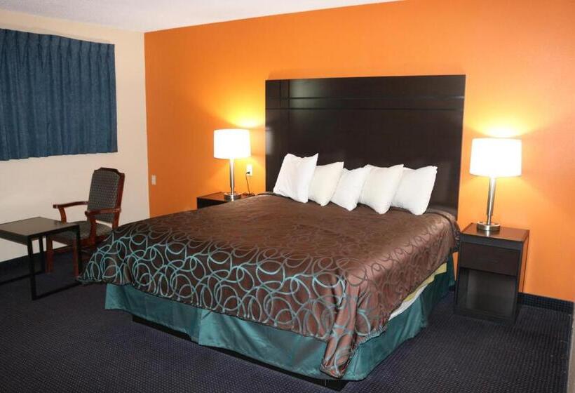 스탠다드 룸 킹사이즈 침대, Americas Best Value Inn Giddings