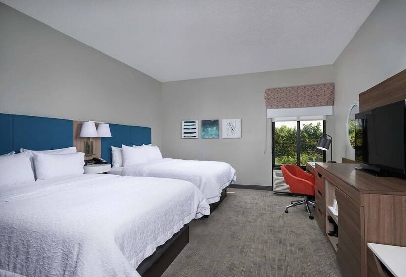 스탠다드 룸 더블 침대 2개, Hampton Inn   Jupiter/juno Beach