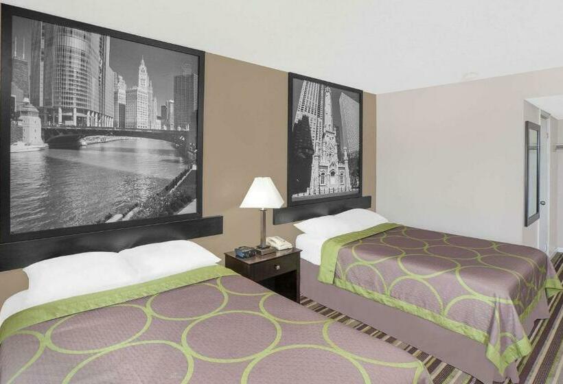 Habitació Deluxe, Super 8 By Wyndham Morton Grove/chicago