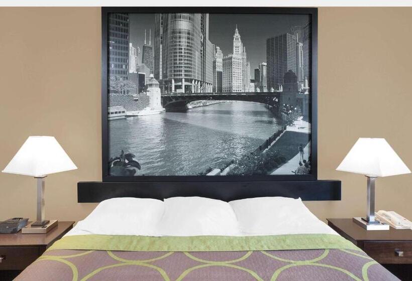 Habitació Estàndard Llit King Adaptada per a persones amb mobilitat reduïda, Super 8 By Wyndham Morton Grove/chicago