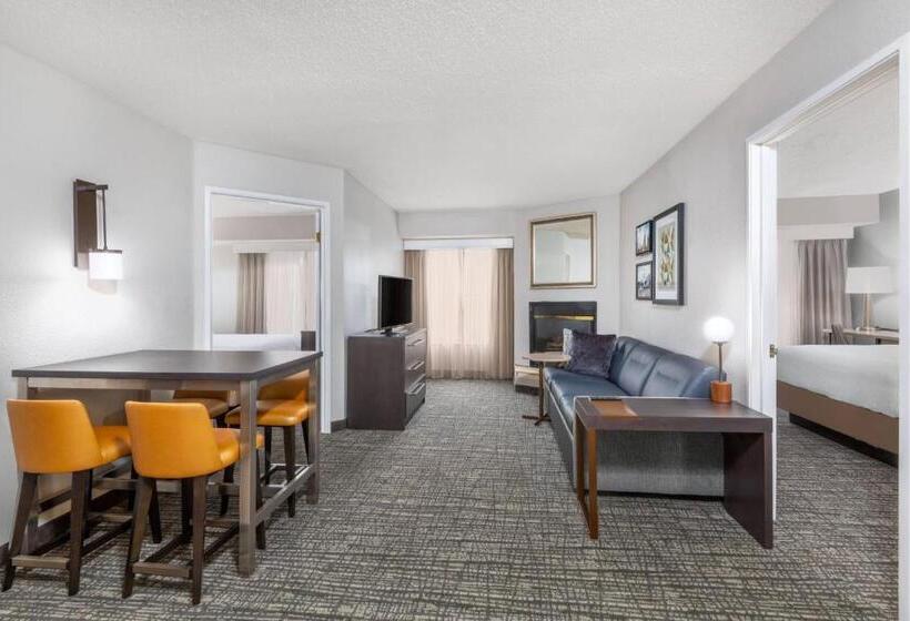 Suite met 2 Slaapkamers, Residence Inn Indianapolis Downtown On The Canal