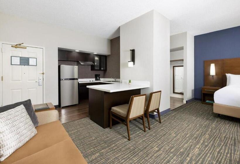 キングサイドベッドのスタンダードワンルーム, Residence Inn West Palm Beach