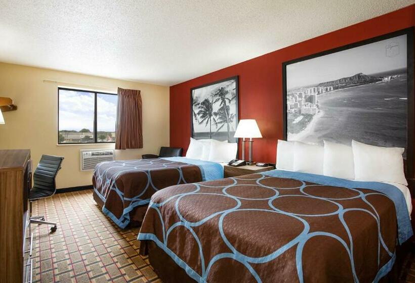 Номер Стандарт 2 Двуспальные Кровати, Super 8 By Wyndham Chester/richmond Area