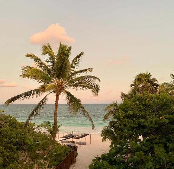 キングサイズベッドのスタンダードルーム, Libelula Tulum Beachfront