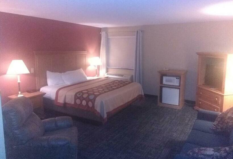 חדר דחוקס עם מיטת קינג, Super 8 By Wyndham Baxter/brainerd Area