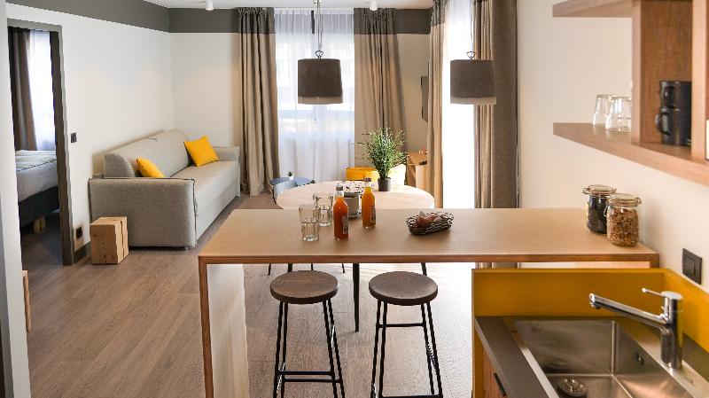 Апартаменты 1 Спальня, Plan B Hotel   Living Chamonix