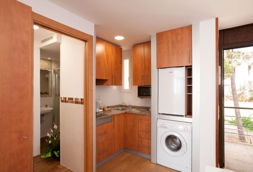 Huoneisto 1 Makuuhuone Merinäkymä, Aparthotel Comtat Sant Jordi