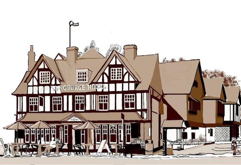4인용 스탠다드 룸, The George Hotel Pangbourne