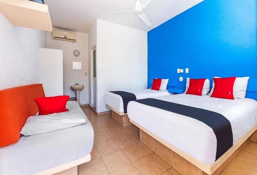 4인용 스탠다드 룸, Capital O Hotel El Mejicano, Acapulco