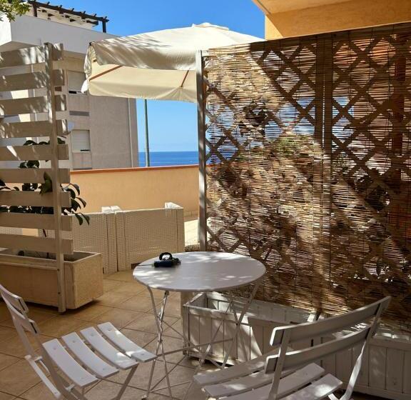 オーシャンビュースタンダードルームテラス付き, Arcobaleno Tropea Centro