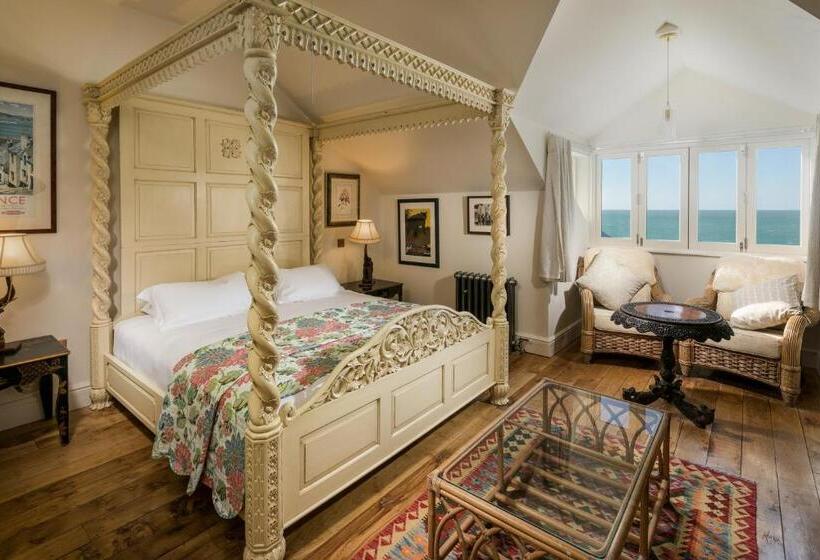 اتاق استاندارد با تخت بزرگ, Tolcarne Beach Colonial Restaurant And Rooms