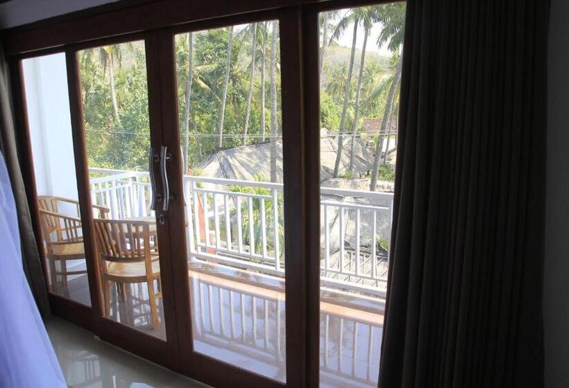 Quarto Deluxe Vista Mar com Sacada, Amed Paradise Warung & House Bali