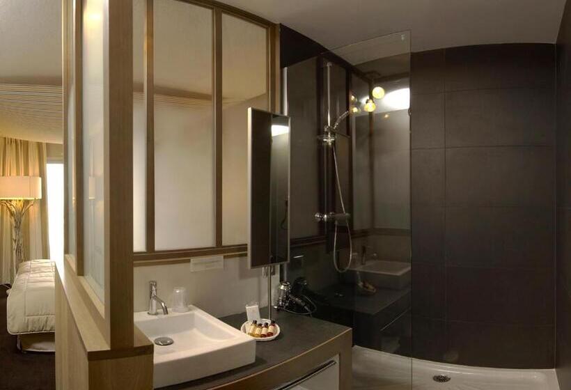 シングルデラックスルーム, Logis Hôtel Restaurant Le Calluna