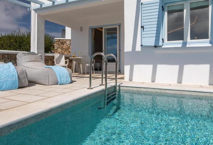 جناح جونيور ذو إطلالة جانبية على البحر, Saint John Hotel Villas & Spa