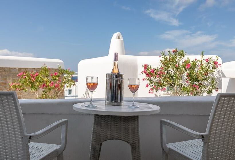اتاق استاندارد با چشم‌انداز باغ, Saint John Hotel Villas & Spa