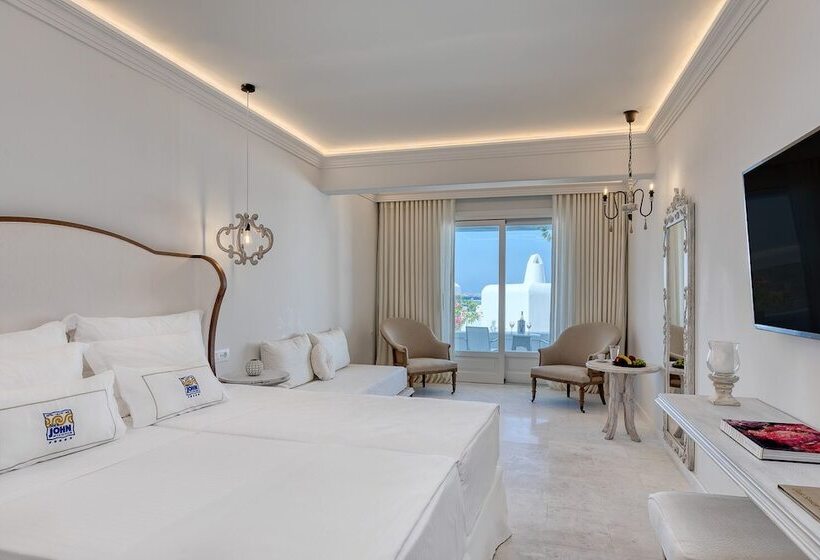 اتاق پریمیوم با چشم‌انداز باغ, Saint John Hotel Villas & Spa