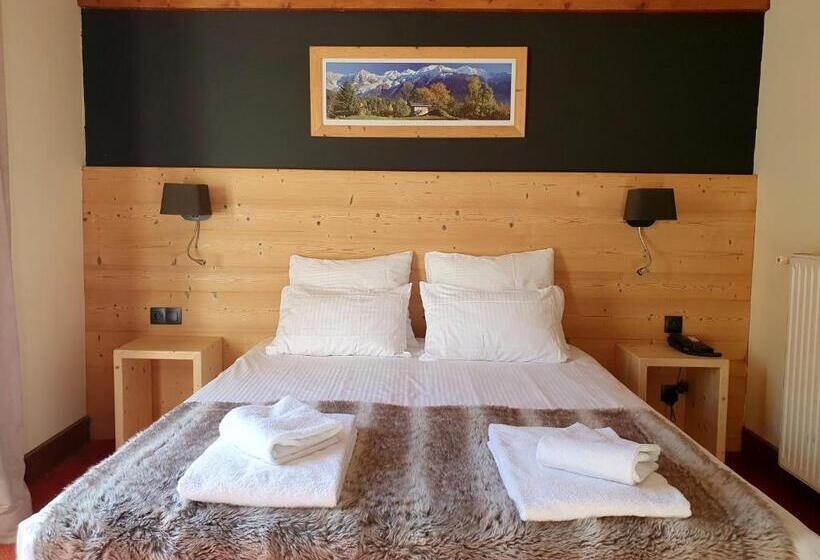 اتاق استاندارد با بالکن, Chalet Hôtel Du Bois