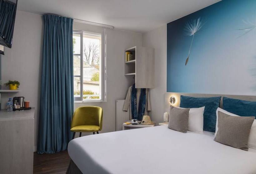 Номер Комфорт, Logis Hôtel Restaurant Le Fontarabie