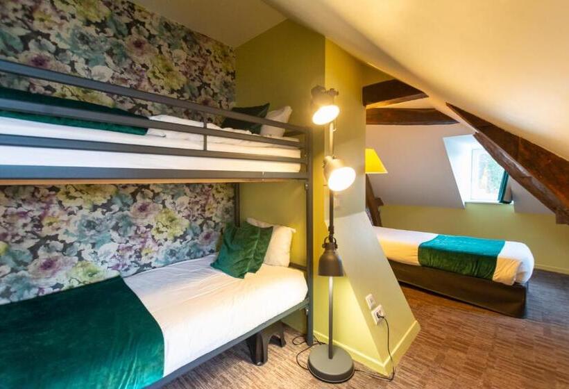 غرفة عائلية, Logis Hôtel Le Vert Galant