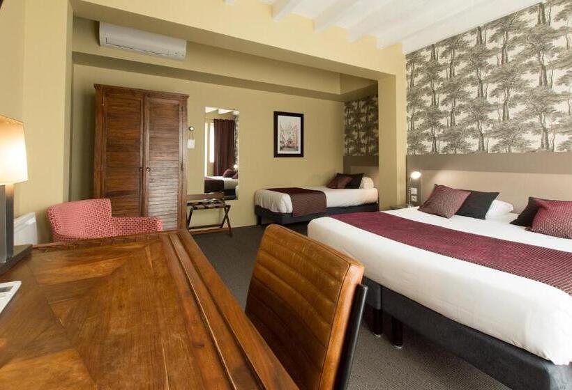 Номер Стандарт Трехместный, Logis Hôtel Le Vert Galant