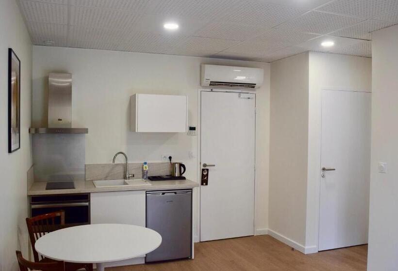Апартаменты 1 Спальня с Балконом, Et Appartements Les Platanes