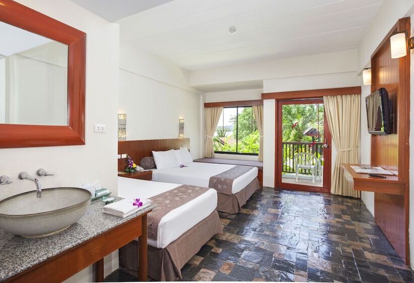 풀장 전망 디럭스 룸, Karona Resort & Spa   Sha Extra Plus