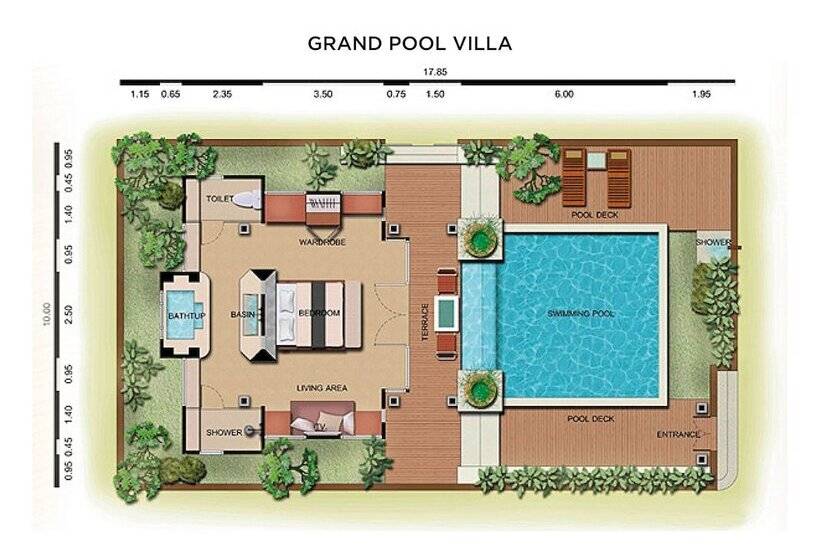 Вилла с 1 спальней и бассейном, Pavilion Samui Villas And Resort   Sha Extra Plus