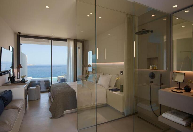 Люкс Deluxe Вид на Море, Domes White Coast Milos, Adults Only   Small Luxury Hotels Of The World