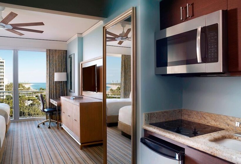 סטודיו סטנדרט מיטה זוגית, The Ritzcarlton Key Biscayne, Miami
