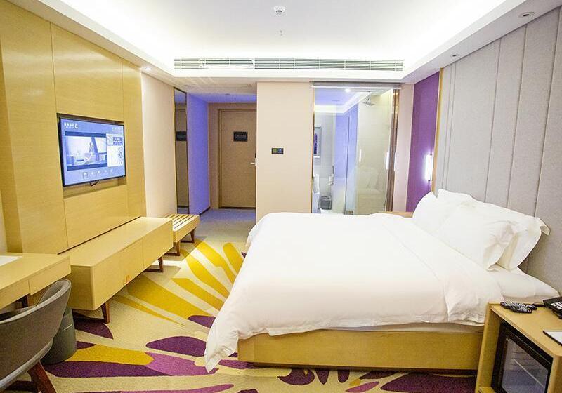 Номер Deluxe Кровать Кинг, Lavande Hotel Mianyang Santai North Passenger Transport Center Binjiang Park