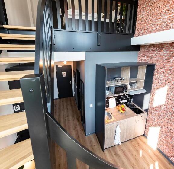 آپارتمان دوبلکس 1 خوابه, Phnx Aparthotel Hamburg