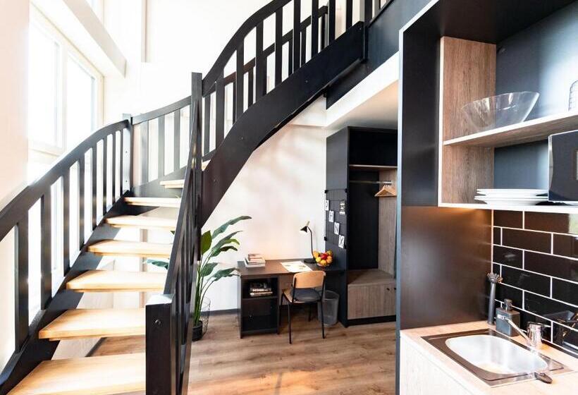 آپارتمان دوبلکس 1 خوابه, Phnx Aparthotel Hamburg
