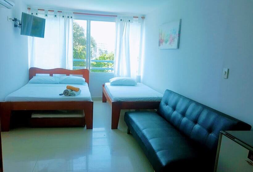 استودیو خانوادگی, Apartamentos Laguito Cartagena
