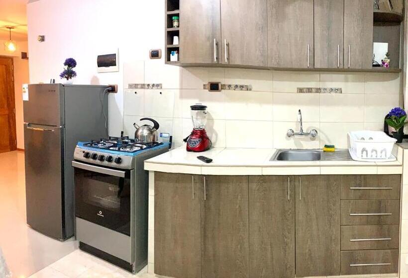 شقة ديلوكس غرفة واحدة, Cusco Mágico 1   Aparthotel Condominio Las Torres Kayser I