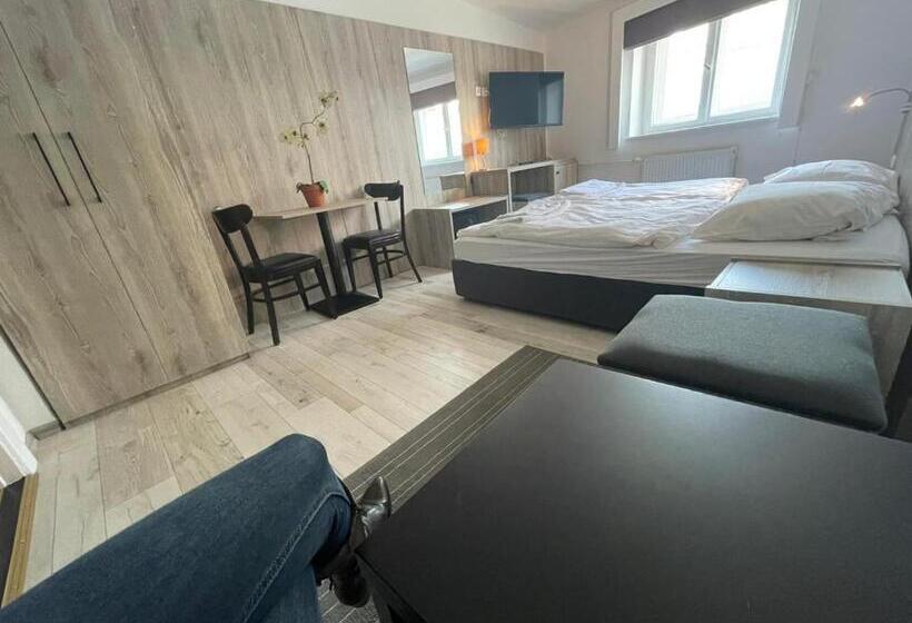 Standard room with outdoor bath, Pension Der Kretaner
