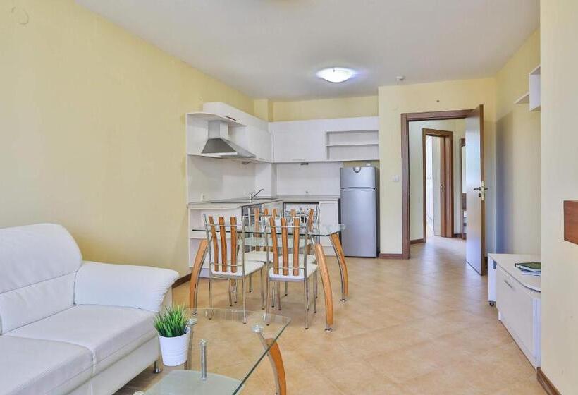 شقة غرفتين نوم مزودة بشُرفة, Pirin Golf & Country Club Apartment Complex