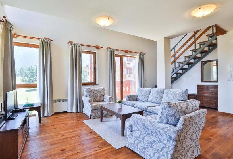 شقة غرفتين نوم مزودة بشُرفة, Pirin Golf & Country Club Apartment Complex