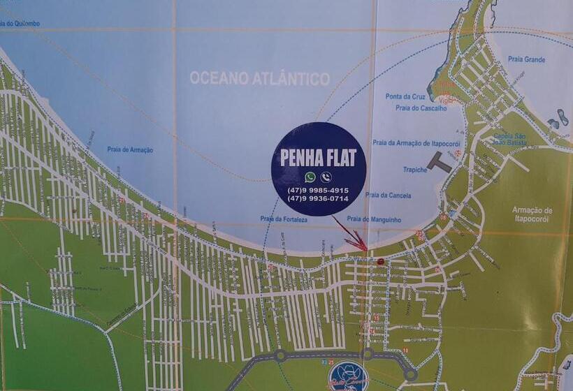 استودیو استاندارد با بالکن, Apart Pousada Penhaflat  Studio A 700 M Do Parque