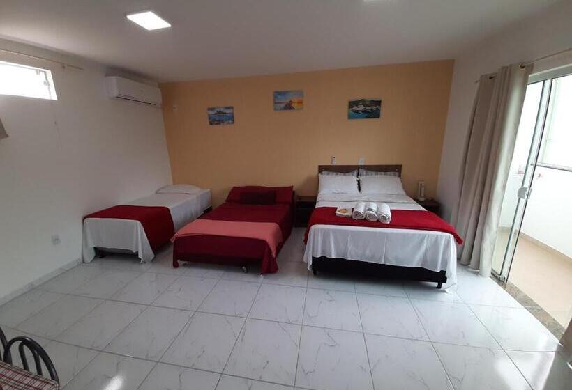 استودیو استاندارد با بالکن, Apart Pousada Penhaflat  Studio A 700 M Do Parque